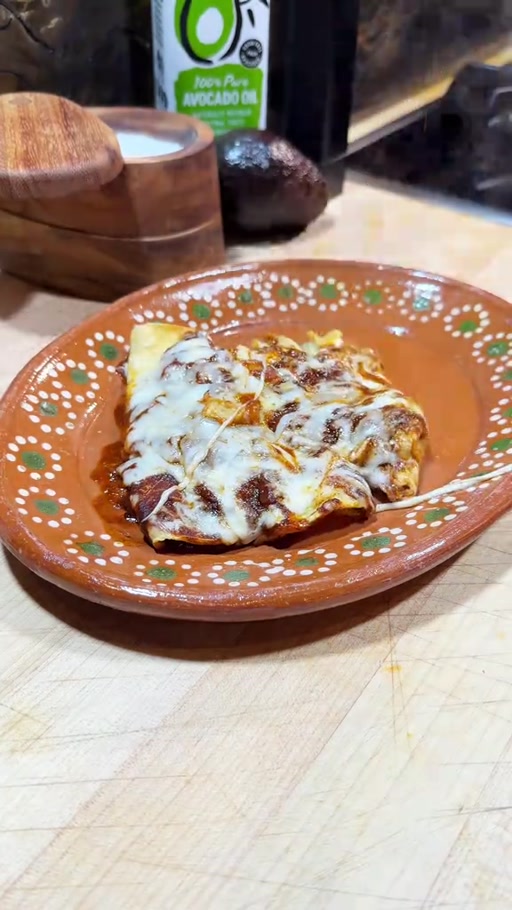 Red Chili Skillet Enchiladas