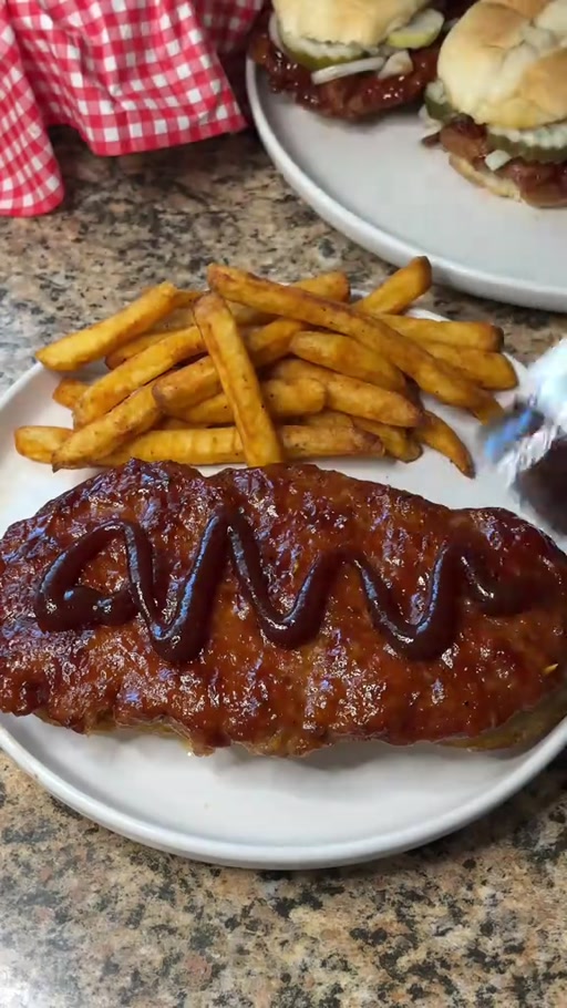 Homemade McRib Sandwich