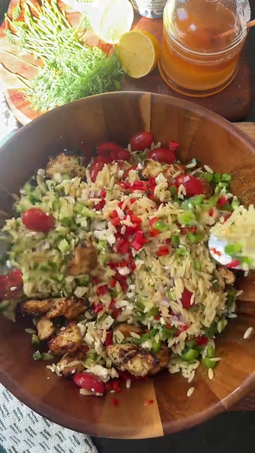 Greek Orzo Pasta Salad